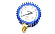 Neu Manometer Sauerstoff  ? 63mm 16 bar Anschluss 1/4" UNTERE