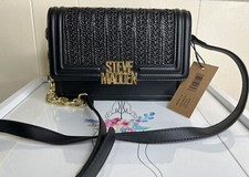 Steve Madden azafrán negro nuevo con etiquetas