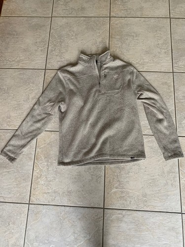 Fleece Pullover Grey Marl Size 2XL | eBay