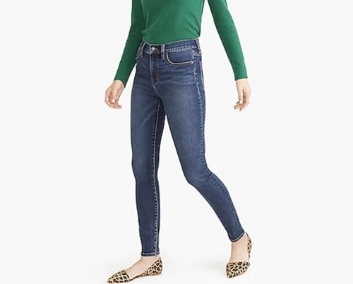 high-rise skinny jean classic blue wash 