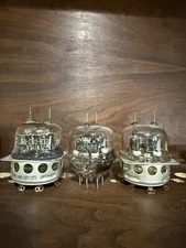 Pair RCA 832A JAN CRC 832 Vacuum Tubes Double Beam Power With Sockets +1 Spare