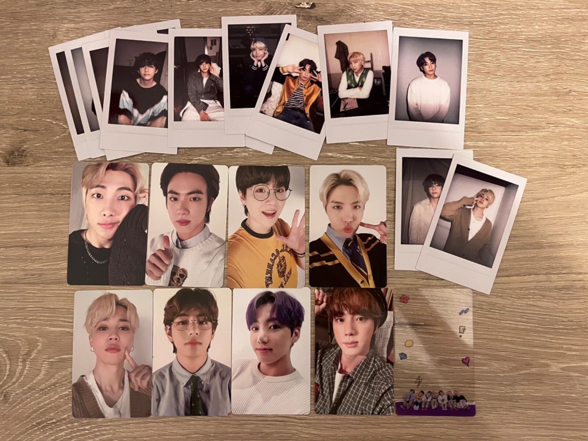 BTS Deco Kit Photocard PC Polaroid Jin Suga RM J-hope Jimin V