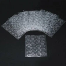 60Pcs/5Sheets Plastic Double-Sided Adhesive Glue Tape Tabs for False Fake Nails
