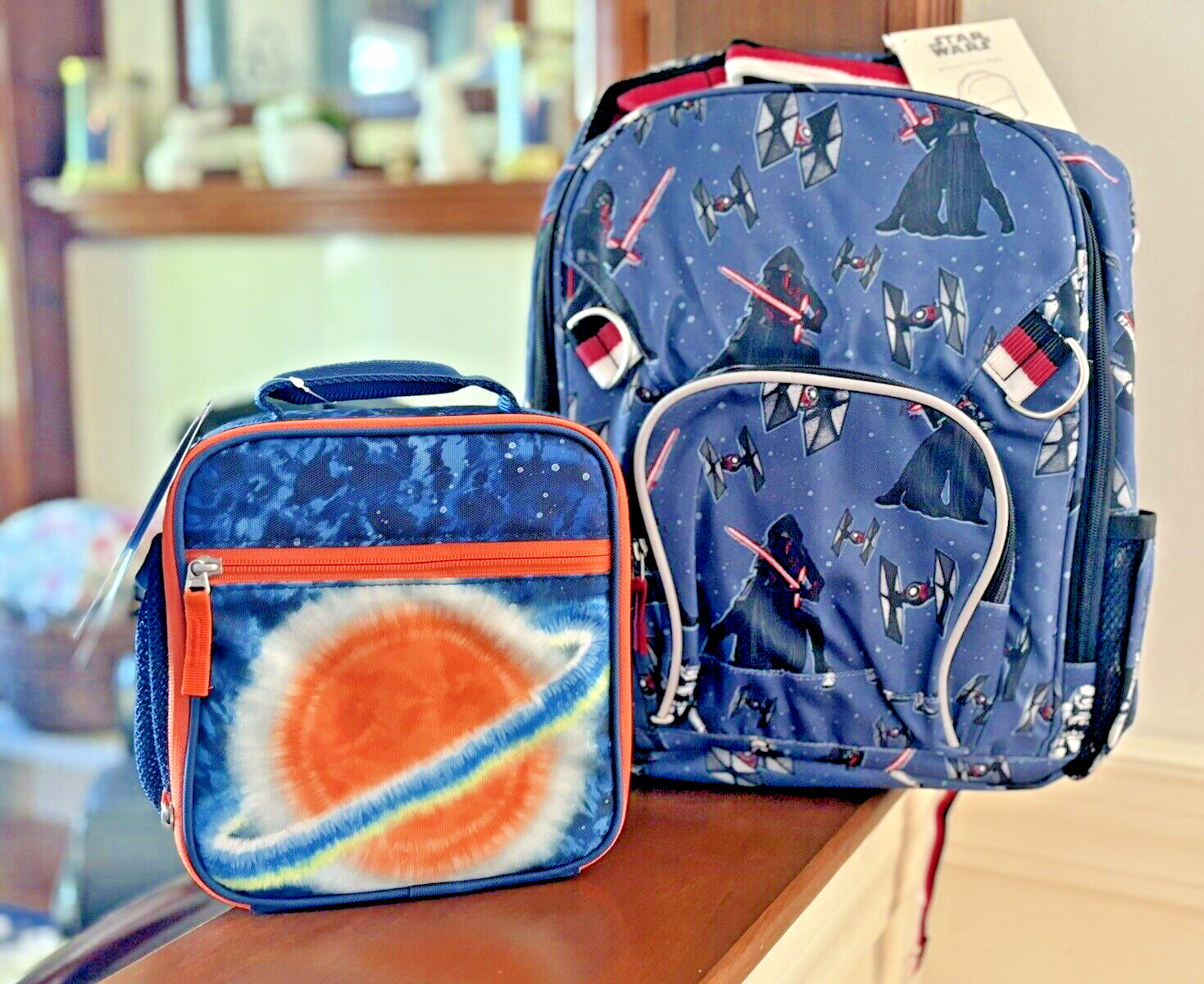 PONY Zaino scuola ceramica fienile Disney STAR WARS ZAINO solo lunch box borsa droide Jedi ? .