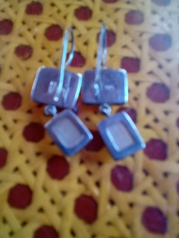 Jessica Lee 925 Sterling Silver Sea Glass Earrings - Image 3 of 4