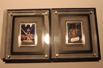 2017 Star Wars Return of the  Jedi and The Empire Strikes Back .999 Fine Silver 