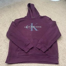 Maroon Calvin Klein hoodie
