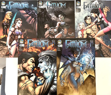 FATHOM. NUMBER'S 2-3, 7-8 & 10. 3RD SERIES. (5 ISSUE 2009 LOT). ASPEN COMICS.