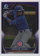 2023 Bowman Draft Chrome Purple Refractor 201/250 Derniche Valdez #BDC-169 13ob