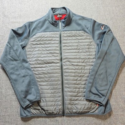 Hawk and Co Men's Winter Lightweight Jacket Coat Blue Gray Size XL