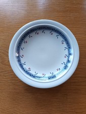 Coloroll Vintage Blue Floral & Greek Band Side Plates - Set Of 5 - 7" Wide