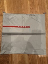 Authentic Prada Nylon Drawstring Dust Bag 17 x 16.5"