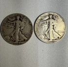 1938 & 1944-D Walking Liberty Half Dollars 90% Silver Lot