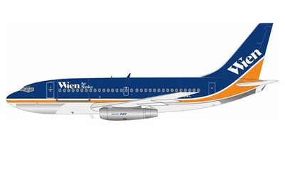 IF732WC0824 Inflight 737-200 1/200 Model N493WC Wien Air w/Stand