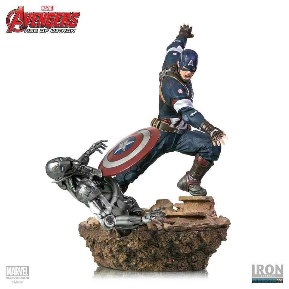 MARVEL Captain America Avengers Âge d’Ultron Statue 1/6 Diorama Iron Studios - Photo 1/1