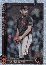 RYAN WALKER TOPPS UPDATE SANDGLITTER FOIL GIANTS #US-179 2025 25