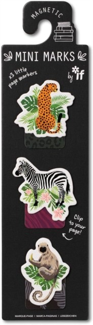 Magnetic Mini Marks By If - Animals (Bookmark)