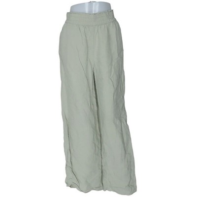 H&M, Palazzohose, Größe: S, Grau, Leinen/Polyester/Viskose, Einfarbig #fuD