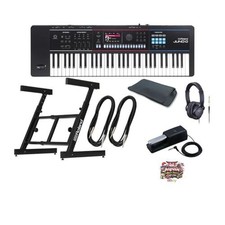 Roland JUNO-D6 Velocity-Sensitive 61-Key Synthesizer with Z-Stand 