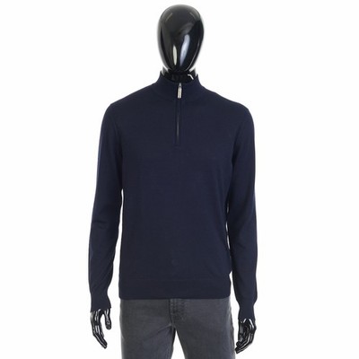 STEFANO RICCI 1800 $ 1/4-Reißverschluss Polo-Pullover - Kaschmir- und...