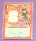 Devin Vassell 2020-21 Panini Obsidian Jersey Patch Red Flood Rookie Auto Spurs
