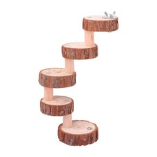 Climbing Ladder Toys Parrot Rope Wood for Hamster Bird Cage Accessories