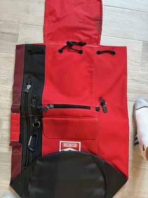 Marlboro Unlimited Adventure Team Red Duffel Shoulder Bag Backpack Large 90s