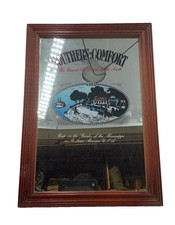 Vintage Framed Southern Comfort Advertising Mirror Pub Bar Sign 48cms x 34cms