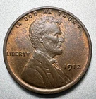 1912 LINCOLN CENT  UNCIRCULATED  #2186