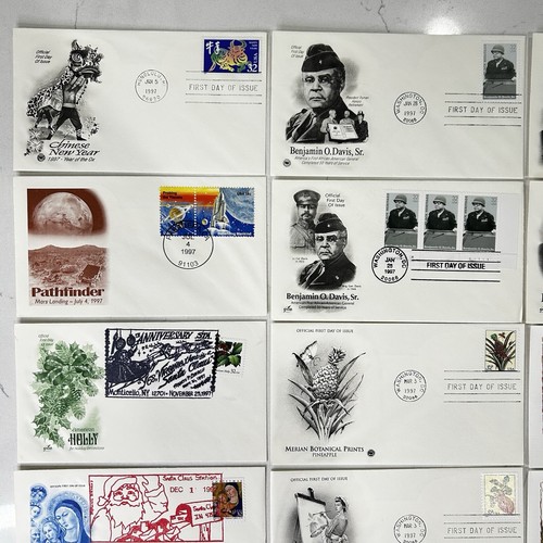 15 First Day of Issue Postal Covers Historic FDC 1996-98 Culture Lot #16 - Picture 2 of 8