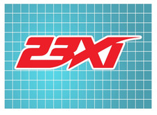 23XI Racing Logo All Weather Vinyl Sticker/Decal NASCAR