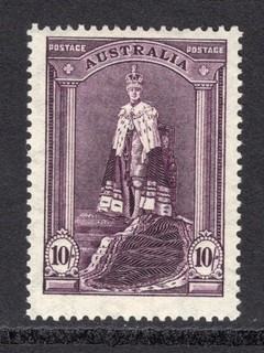 Australia 1938 KGVI 10 Shillings OG MNH Sc# 178 No Reserve!