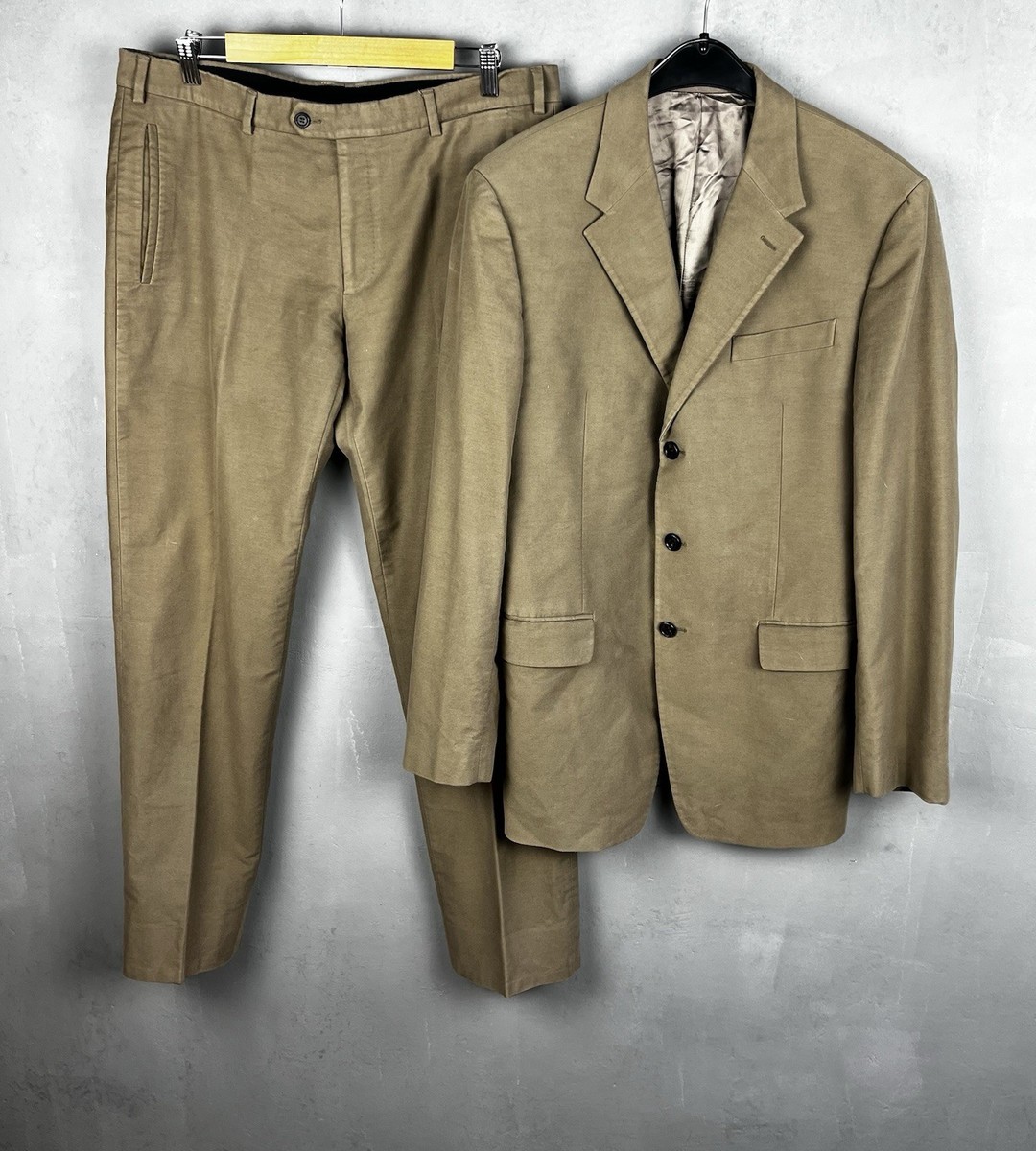 Suit Jacket Prada Suit Pants Prada Men's Wool Dark Blue Two Button