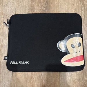 Paul Frank Industries 2010 Blac Ipad Lap Top case cover Neoprene Zip Top