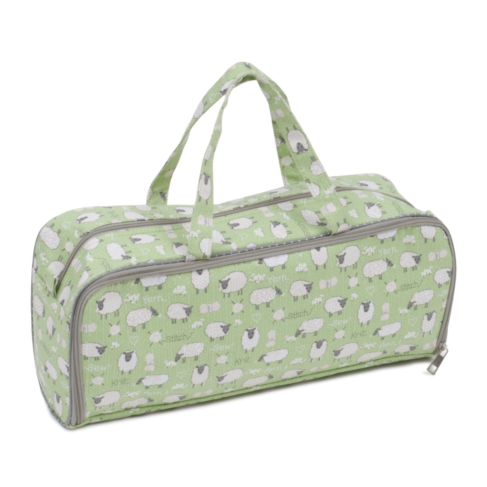 Hobby Gift: Knitting Bag with Pin Storage: Sheep: 13 x 45 x 18cm