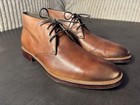 Joseph Abboud Brown Leather Chukka Boots Leather Lace-Up Men's Size 10.5 — photo 10
