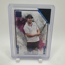2025 Panini Impeccable Liv Golf - Photo Variations Peter Uihlein #49 Blue /18