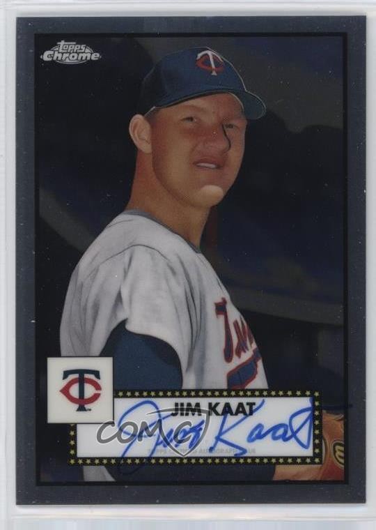 2021 Topps Chrome Platinum Anniversary Auto Jim Kaat #PA-JKA Auto HOF 04tw
