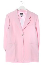 ZARA Blazer lungo Donna Blazer Taglia IT 38 rosa stile casual