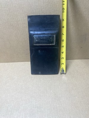 VINTAGE Leather Pocket Welding Mask Folding W/ Snaps, Handle, & Support