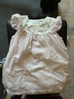 He Is Risen Pink & White Embroidered Dress Toddler Size 12m — photo 1