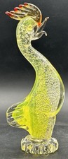 Murano Italy Glass Rooster Bird Sculpture Vetro Artistico Veneziano