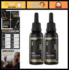 Beard Oil Bundle - Tonic Elixir - Gold Collection - Softens, Moisturizes, Stre