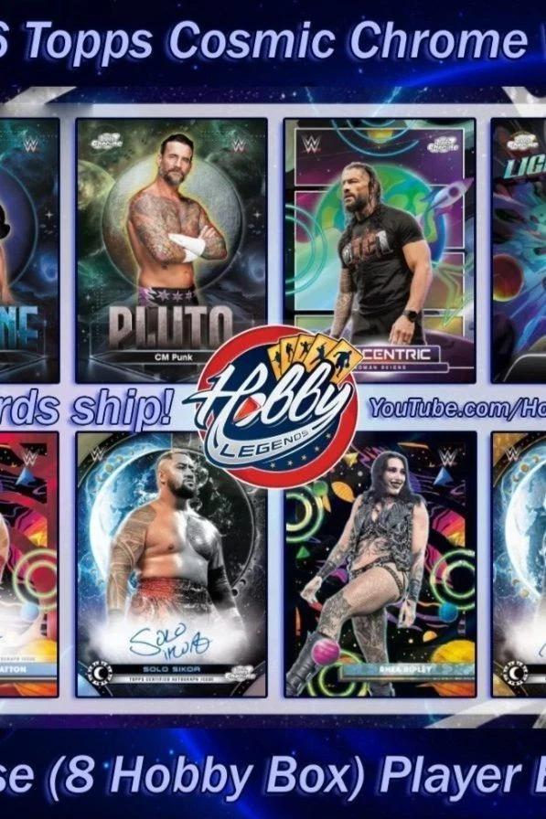 2026 Topps COSMIC CHROME WWE 1 Case (8 Hobby Box) Break #2