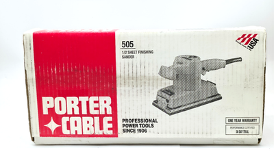 #ad Porter Cable 505 Heavy Duty Sander MADE IN USA Open Box $180.00
