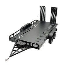 Bold RC 1/10 Scale Black Full Metal Trailer with LED Lights BOL5000