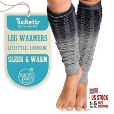 Women's Leg Warmers, Versatile Scrunch or Over the Knee Style, Long Dip Dye