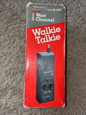 Vintage Realistic TRC-88 3-Channel 1-Watt CB Transceiver Walkie Talkie - Tested