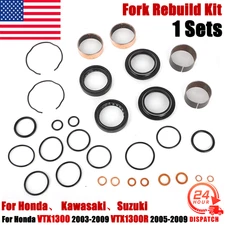 Fork Rebuild Kit FORK BUSHING & SEAL KIT For Honda VTX1300 VTX1300R CB1100 US