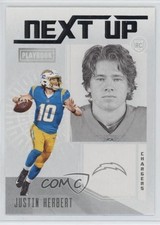 2020 Panini Playbook Next Up Justin Herbert #NU-3 1rp8
